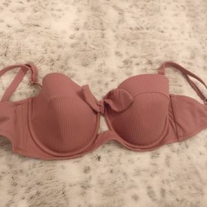 Shade & Shore mauve bikini top